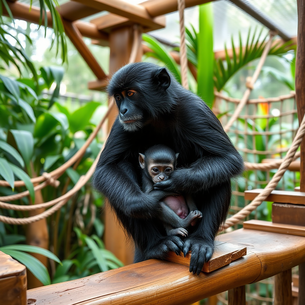 Zoo celebrates 'absolutely lovely' birth of endangered animal